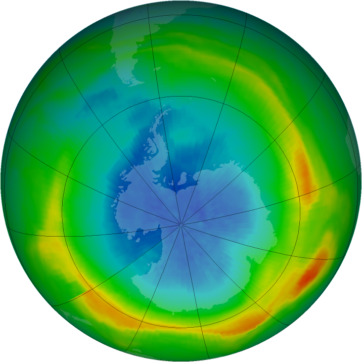 Ozone Map 1981-10-07